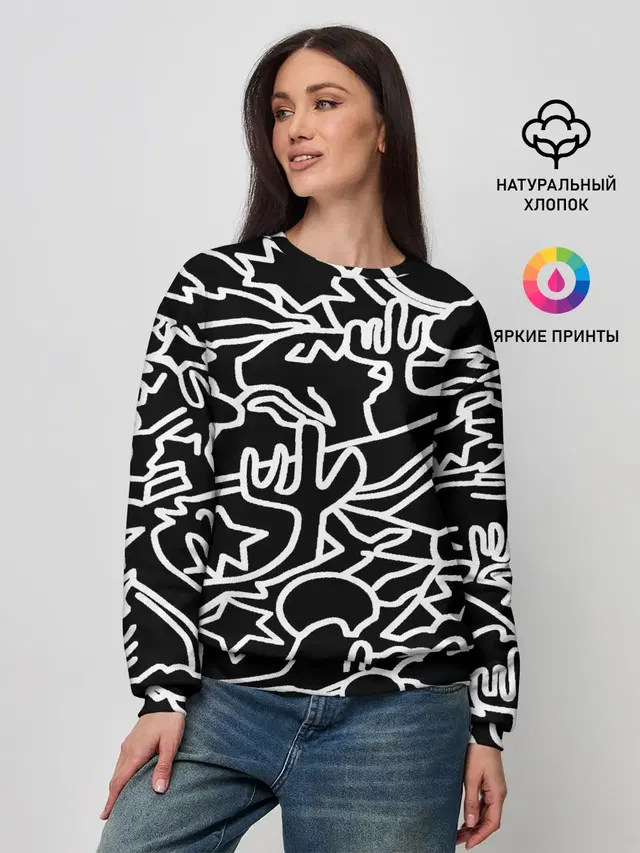 Женский свитшот