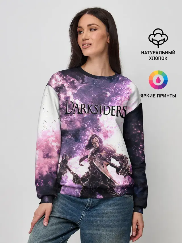 Женский свитшот с принтом «Darksiders — Darksiders 2»