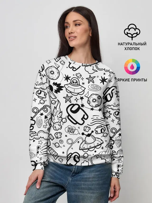 Женский свитшот