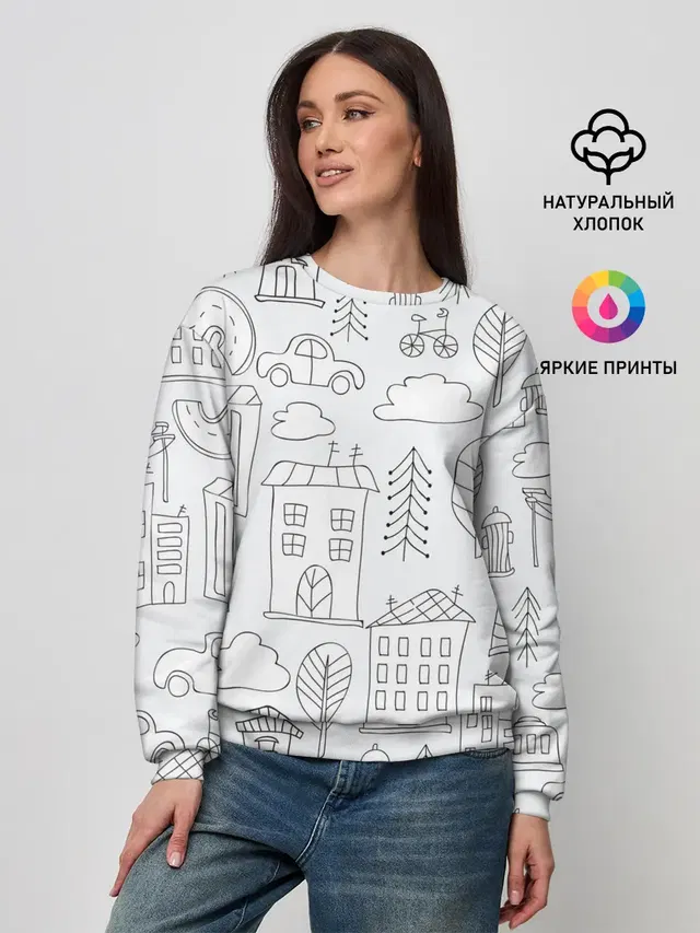 Женский свитшот