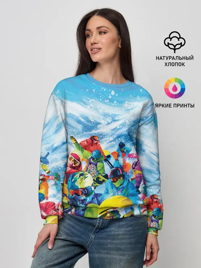 Женский свитшот