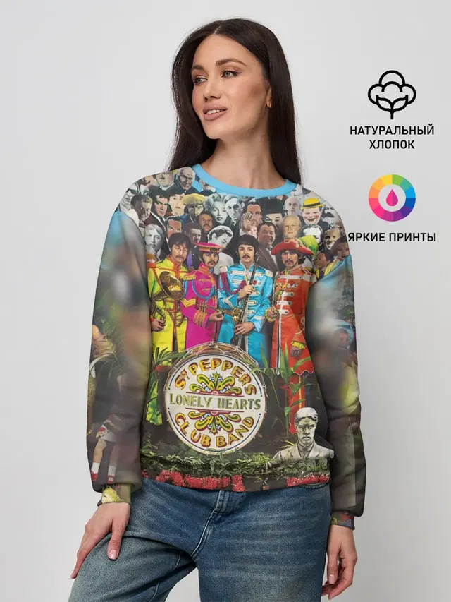 Женский свитшот с принтом «The Beatles»