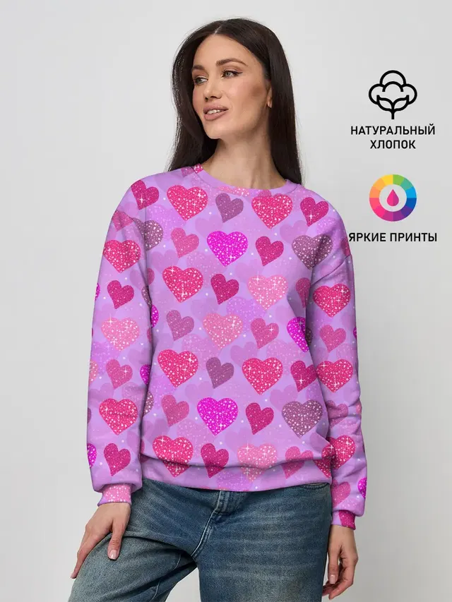 Розовые сердечки