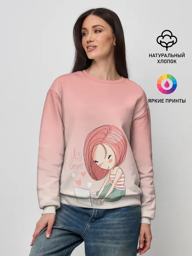 Женский свитшот