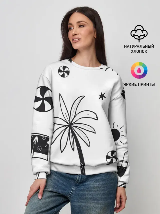 Женский свитшот