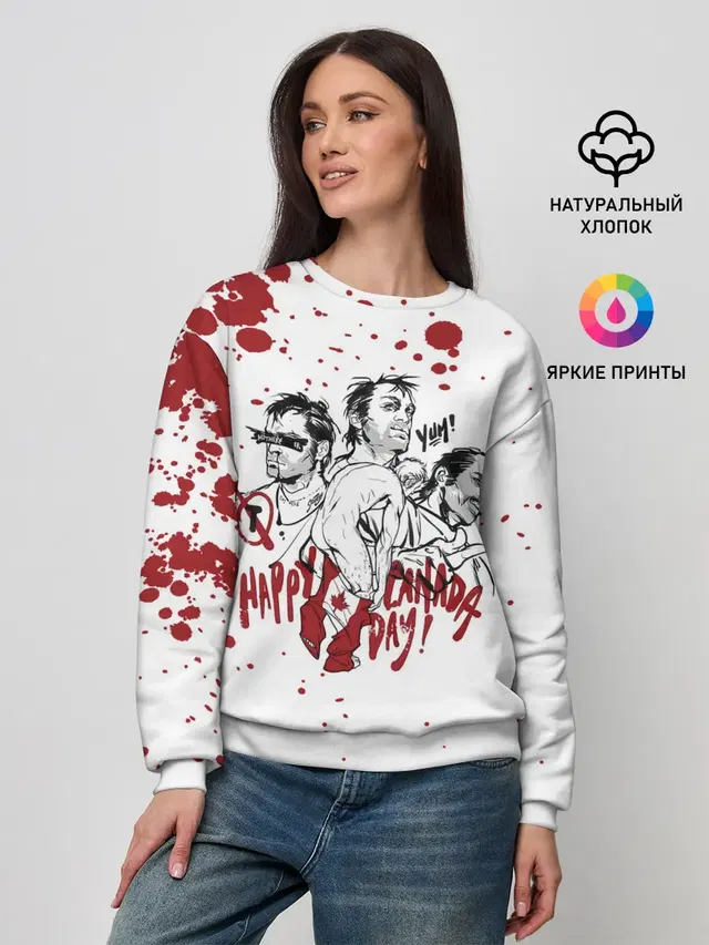 Женский свитшот