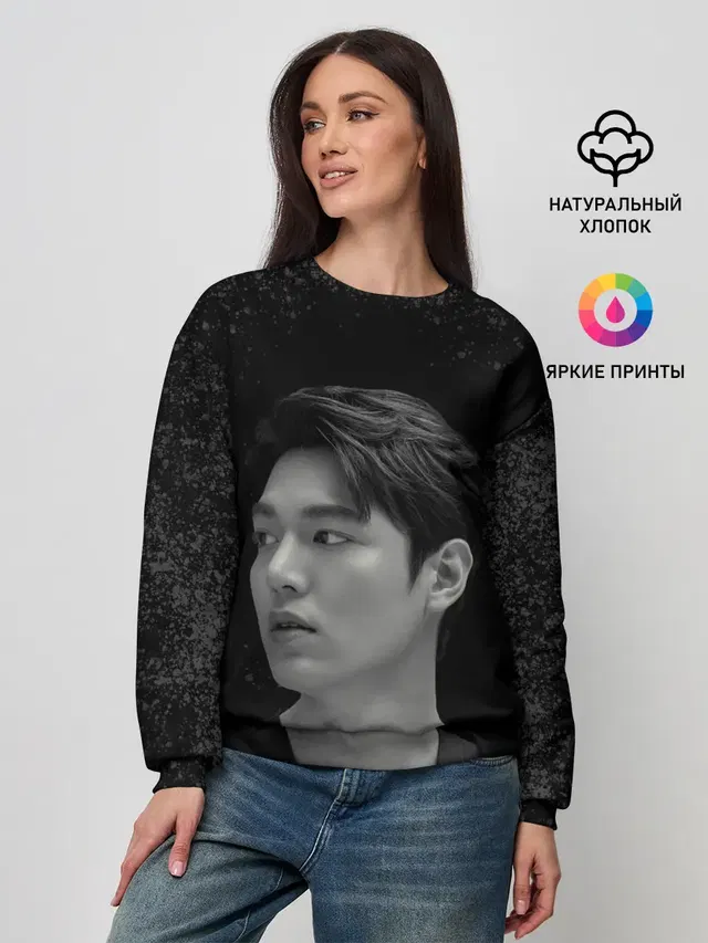 Женский свитшот с принтом «Дорамы — Ли Мин Хо | Lee Min Ho»