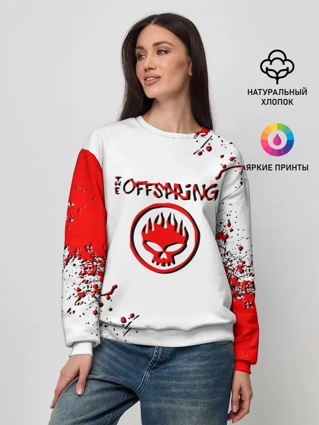 Женский свитшот с принтом «Offspring»