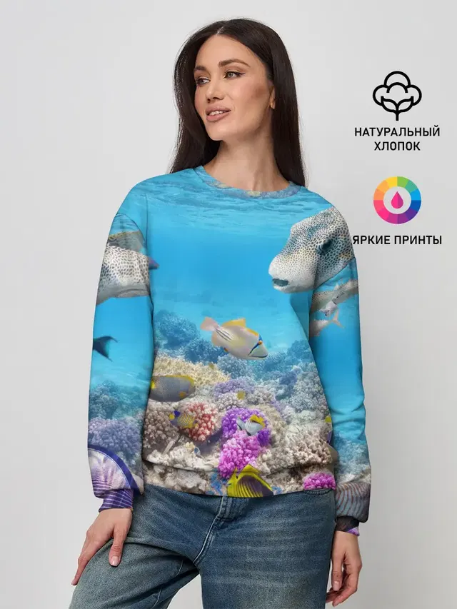 Женский свитшот