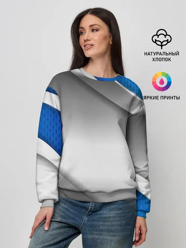 3D СЕРЕБРО BLUE LINES