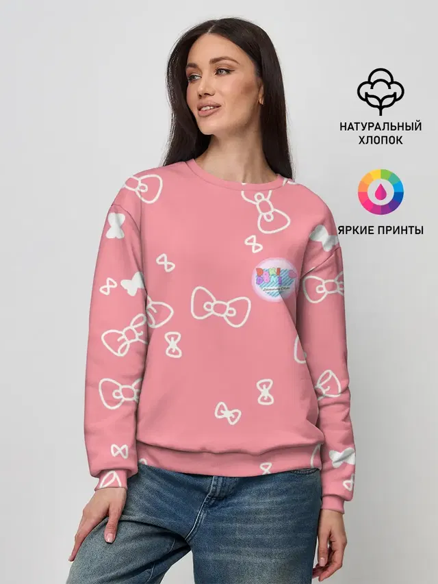 Женский свитшот с принтом «Doki Doki Literature Club»