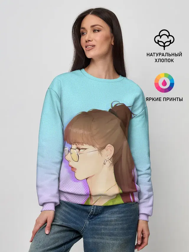Женский свитшот с принтом «BlackPink — Lalalalisa»