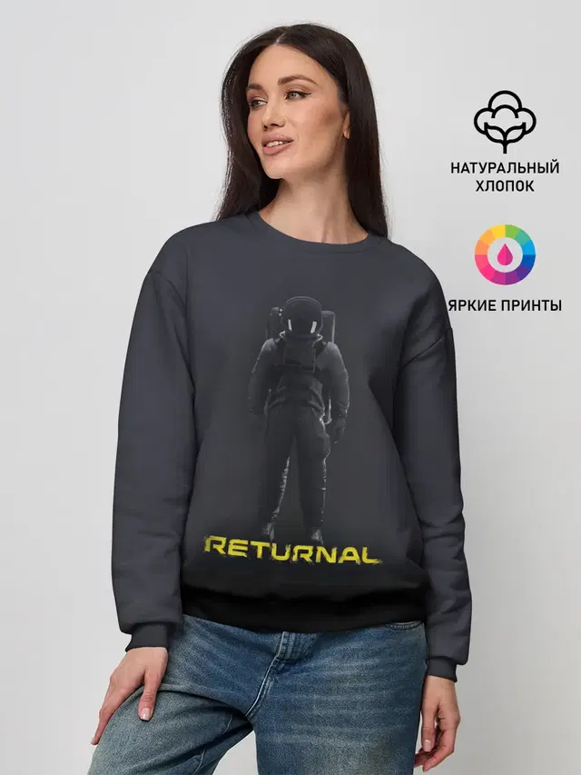 Женский свитшот с принтом «Игры — Returnal»