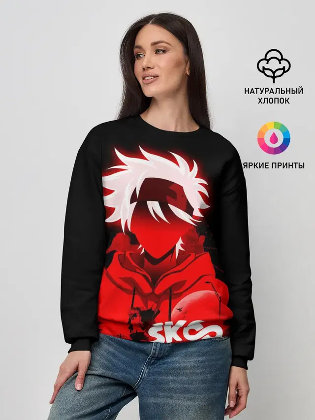Женский свитшот с принтом «SK8 the Infinity. Reki»