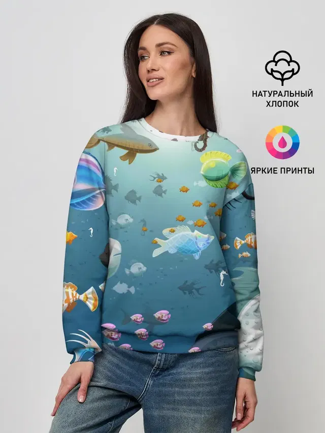 Женский свитшот