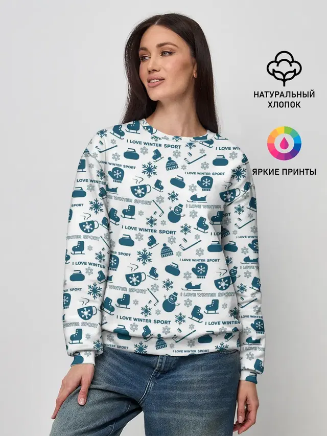 Женский свитшот