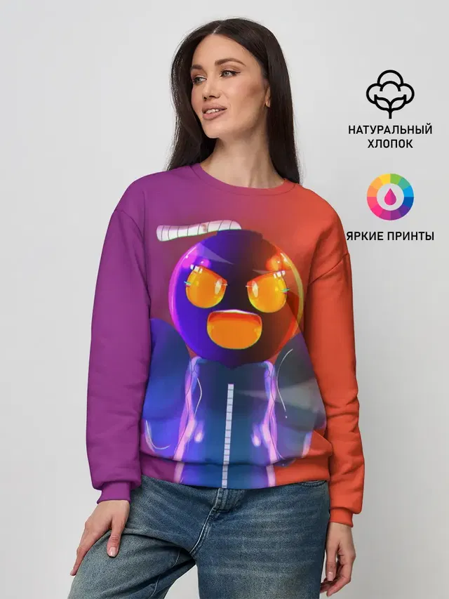 Женский свитшот с принтом «Bomb — whitty игра Friday Night Funki»