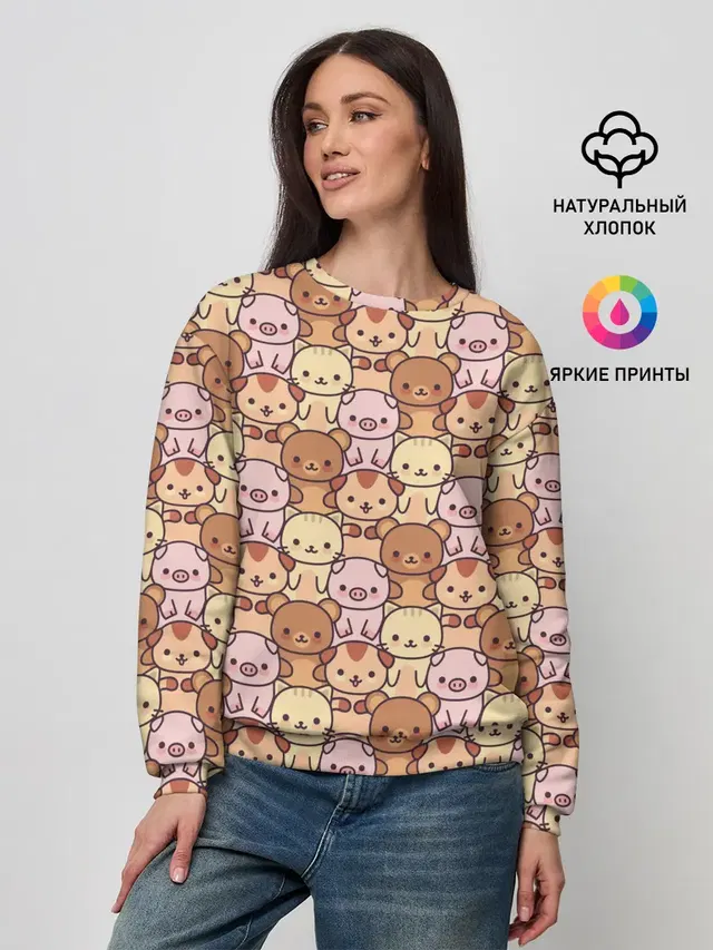 Женский свитшот
