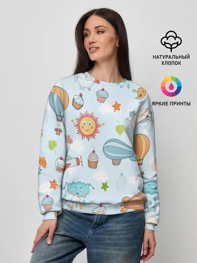 Женский свитшот