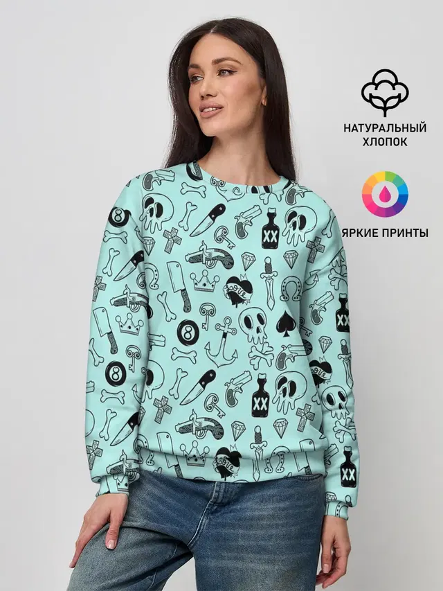 Женский свитшот