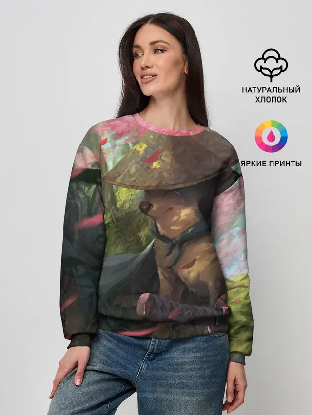 Собака Самурай плачет мем
