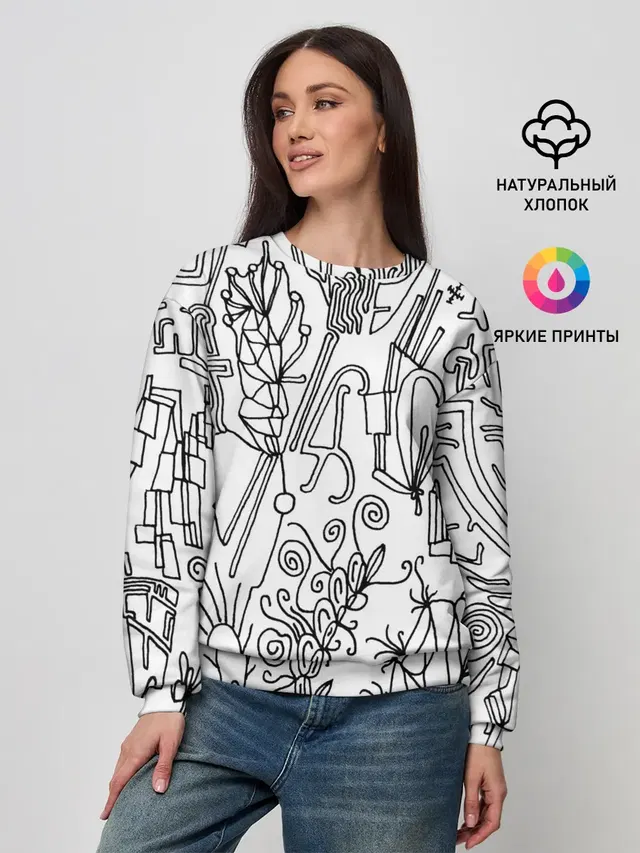 Женский свитшот