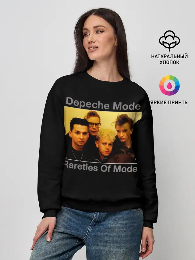 Женский свитшот с принтом «Depeche Mode — Rareties of Mode - Depeche Mode»