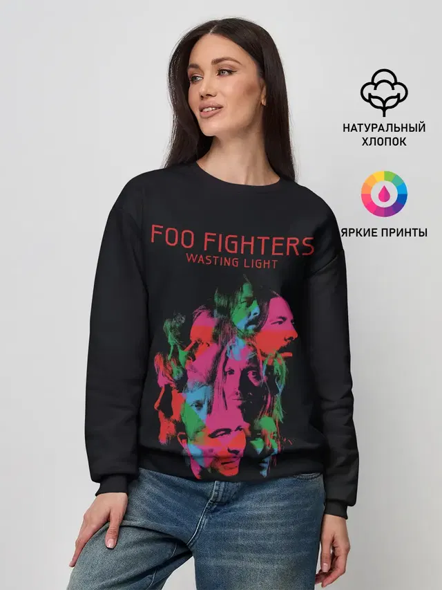 Женский свитшот с принтом «Foo Fighters — Wasting Light - Foo Fighters»