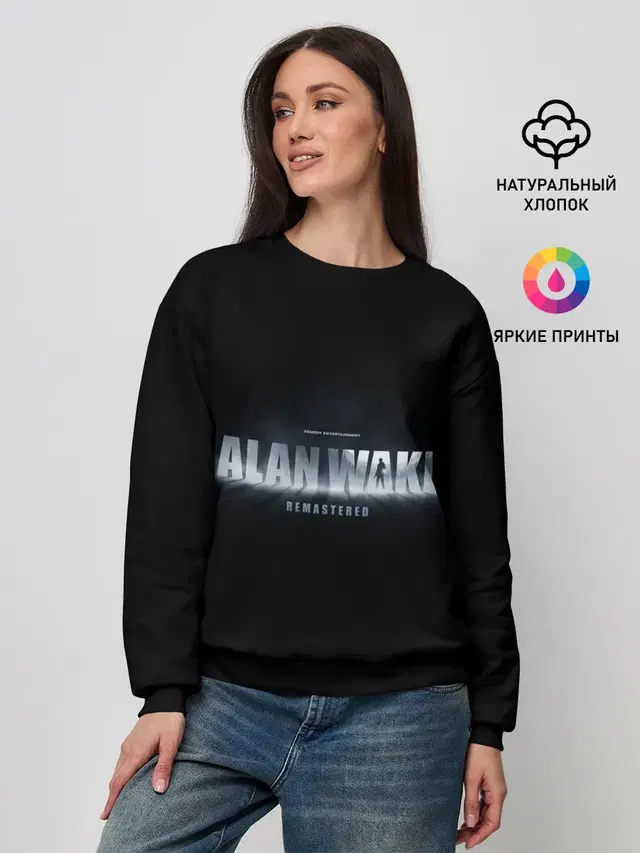 Женский свитшот с принтом «AW Remake»