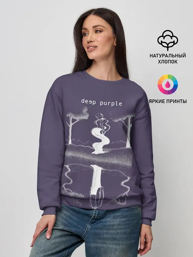 Женский свитшот с принтом «Deep Purple — Rapture of the Deep - Deep Purple»