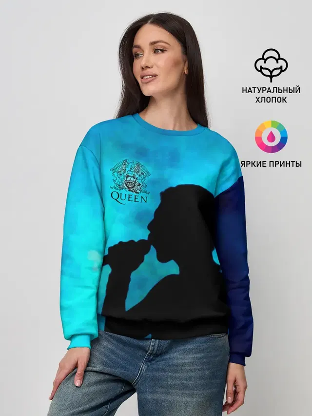 Силуэт Фредди Меркьюри группа Queen