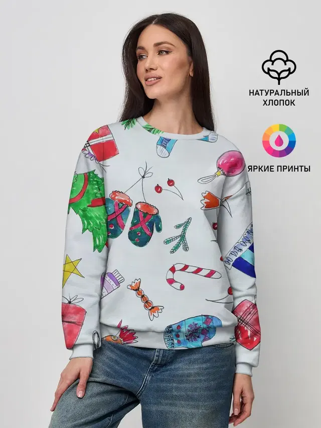 Женский свитшот