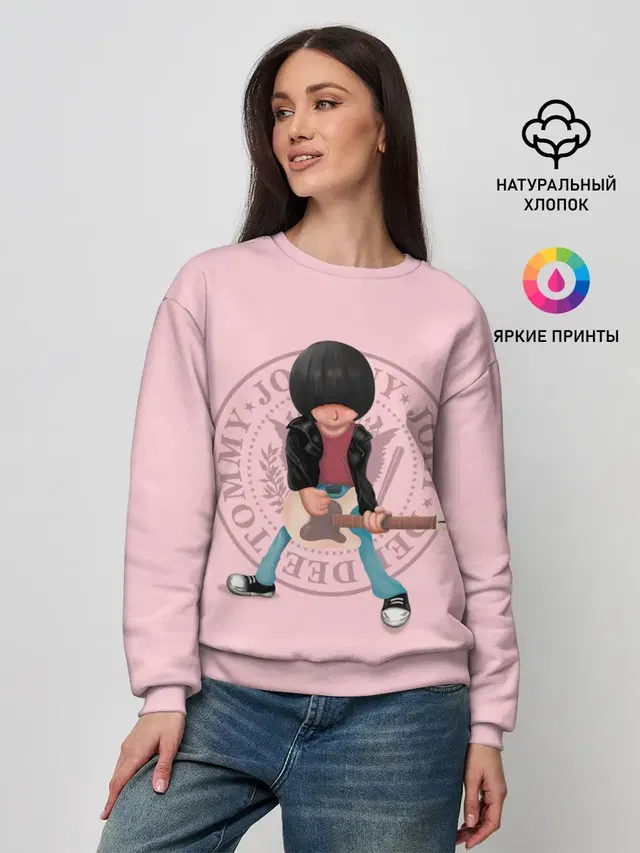 Женский свитшот с принтом «Ramones — Joey Ramone»