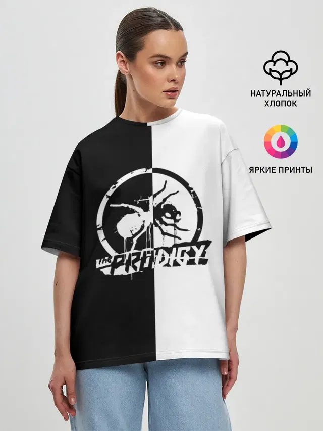 Женская футболка оверсайз с принтом «Prodigy — The Prodigy»
