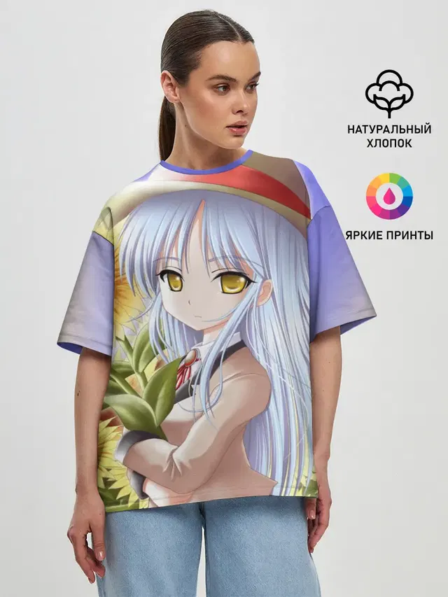 Женская футболка оверсайз с принтом «Code Geass — Sun»