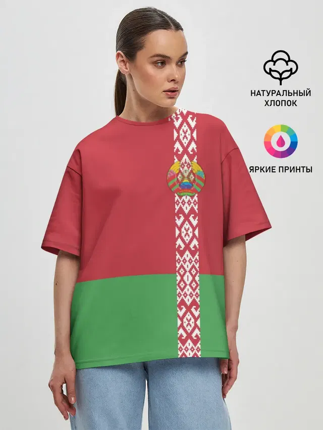 Белоруссия, лента с гербом