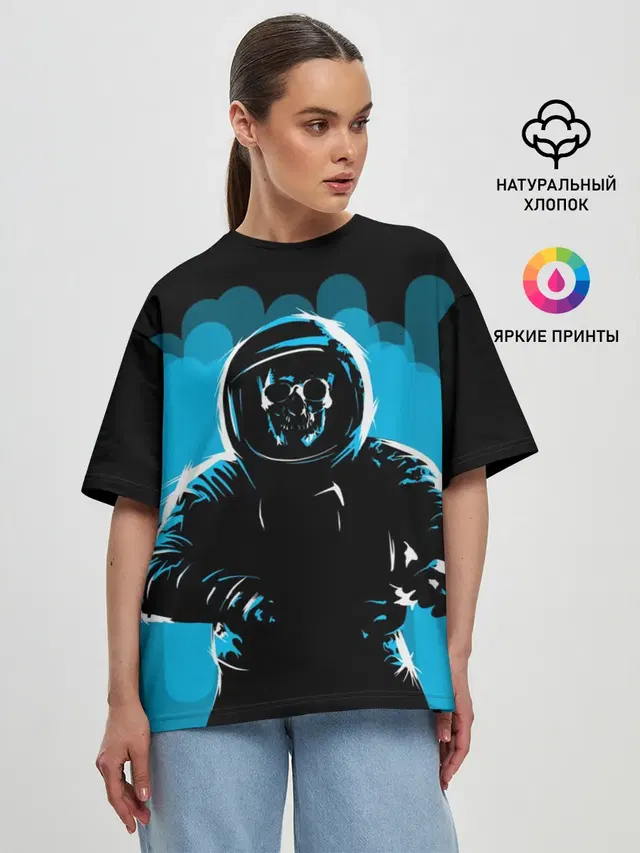 Женская футболка оверсайз с принтом «Dead Space»