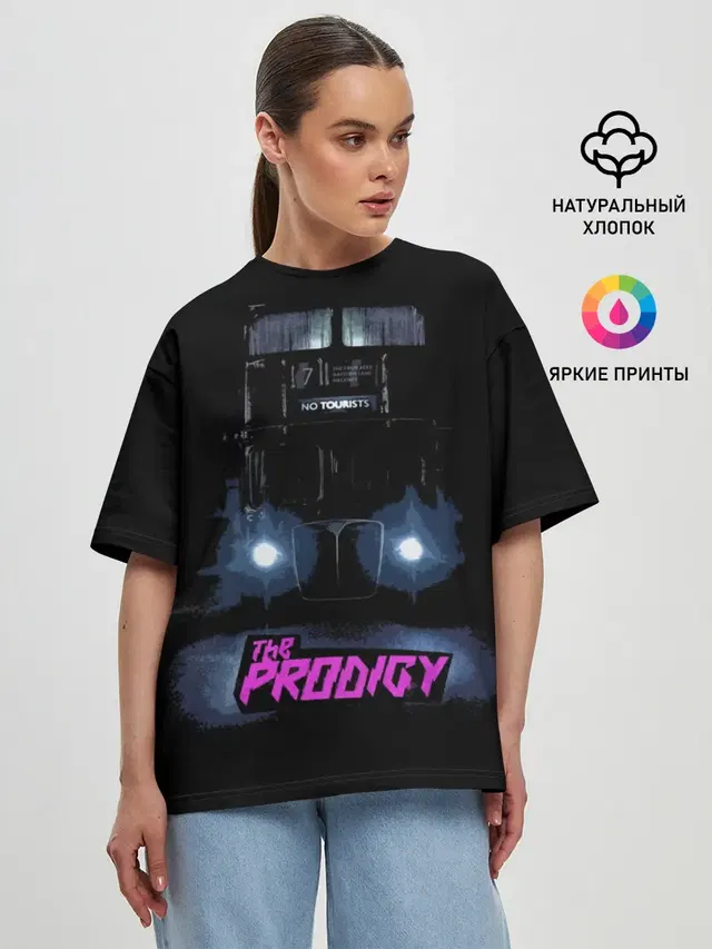 Женская футболка оверсайз с принтом «Prodigy — The Prodigy»