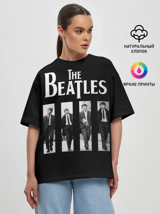 Женская футболка оверсайз с принтом «John Lennon»
