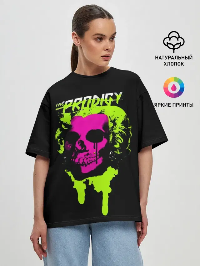 Женская футболка оверсайз с принтом «Prodigy — The Prodigy»