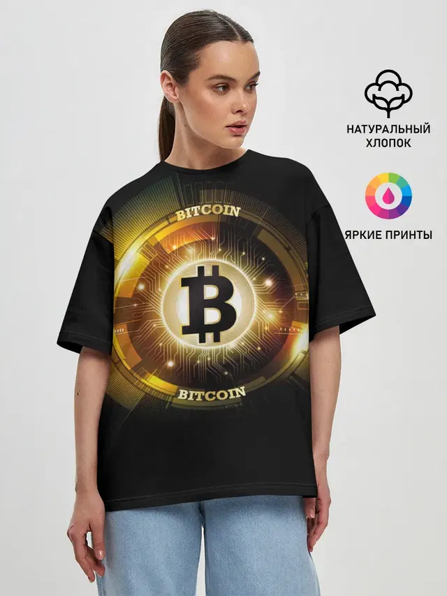 Золотой биткоин