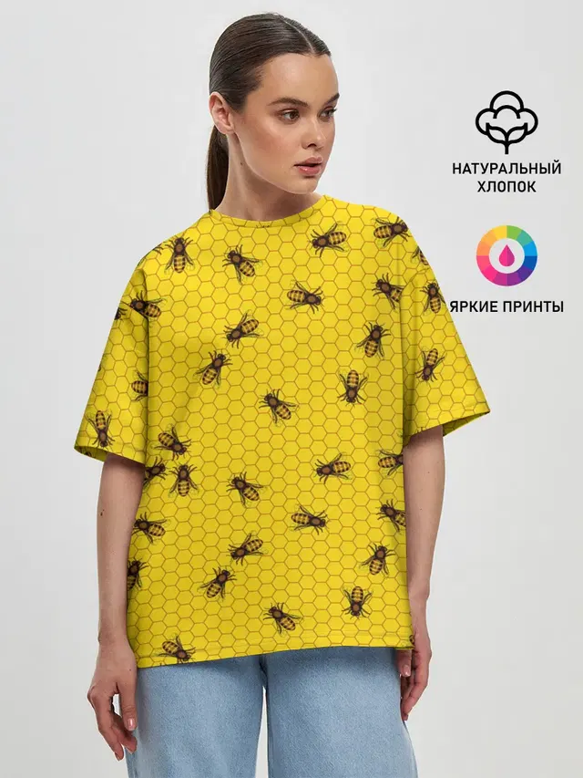 Пчелы в сотах