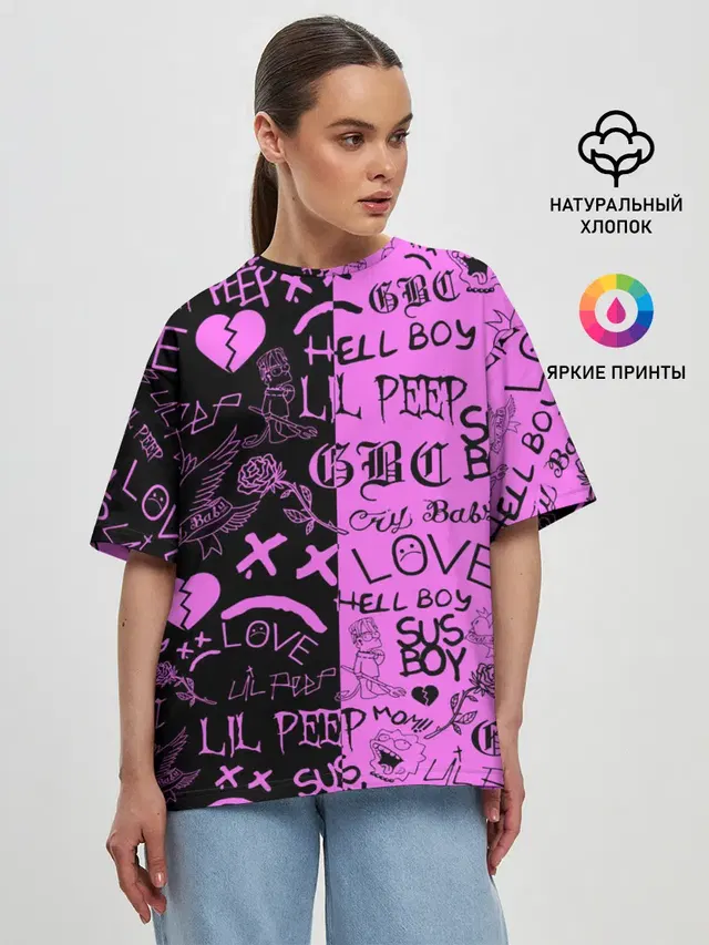 LIL PEEP LOGOBOMBING BLACK PINK
