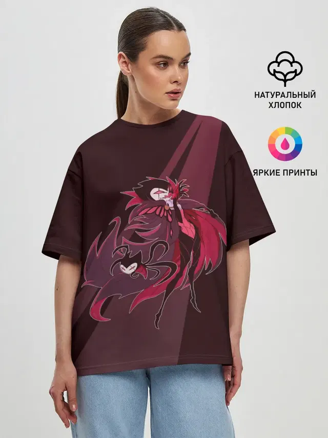 Женская футболка оверсайз с принтом «Troupe Master Grimm»