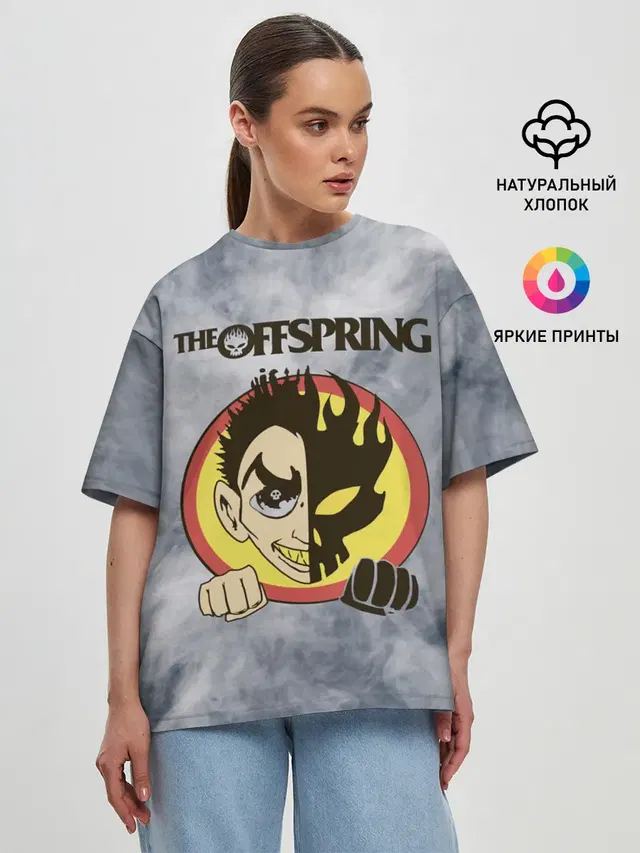Женская футболка оверсайз с принтом «Offspring — The Offspring»