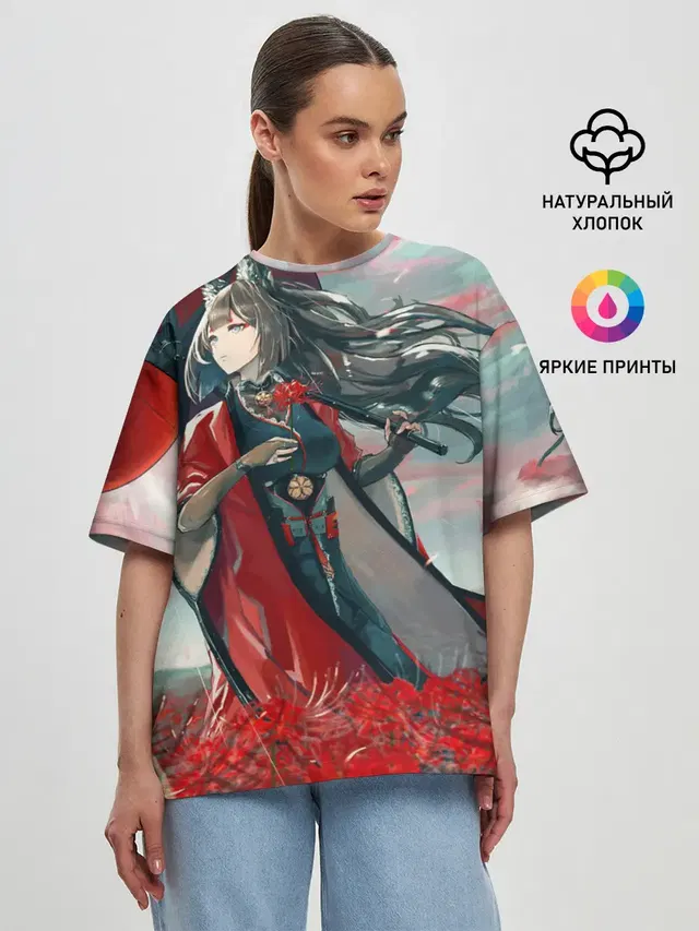 Azur Lane red flowers