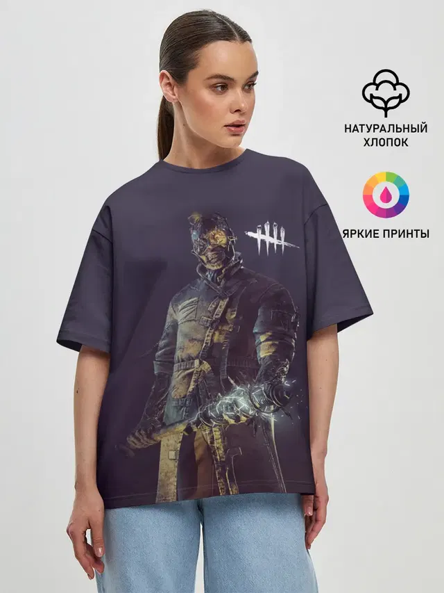 Женская футболка оверсайз с принтом «Dead by Daylight»