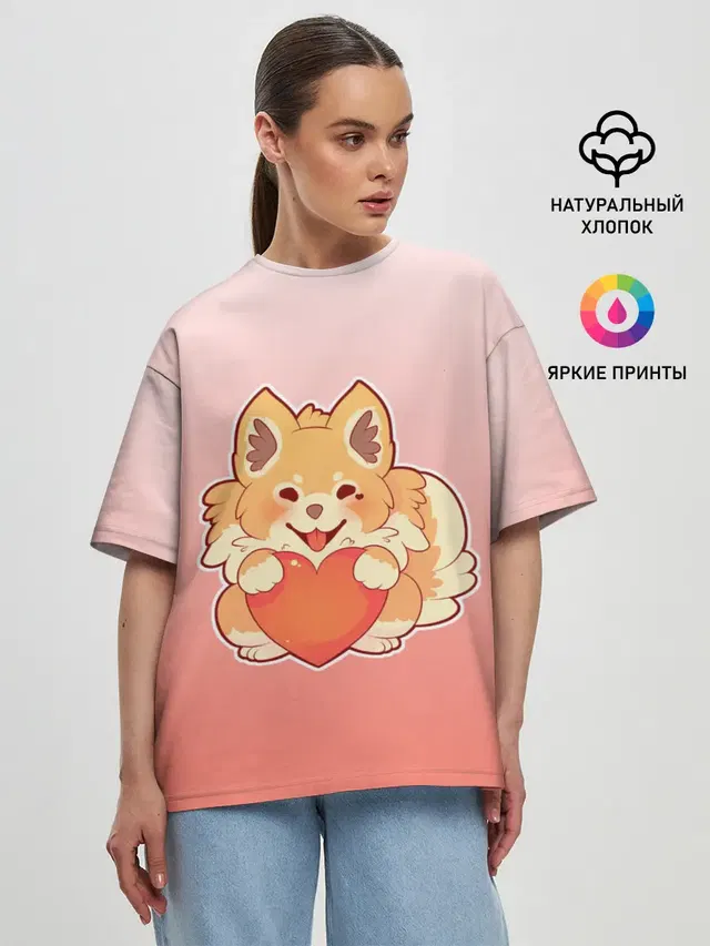 Собака корги сердечко милота