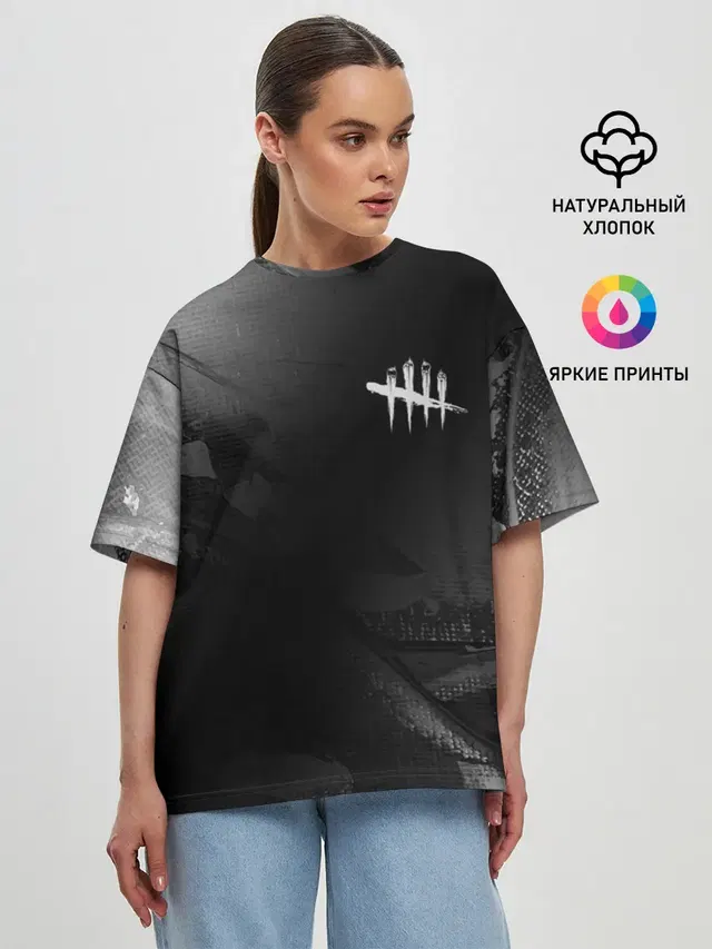 Женская футболка оверсайз с принтом «tally marks»