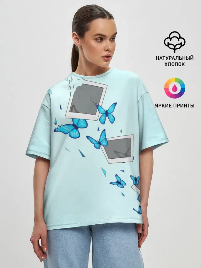 Женская футболка оверсайз с принтом «Life is strange — Live Is Strange»